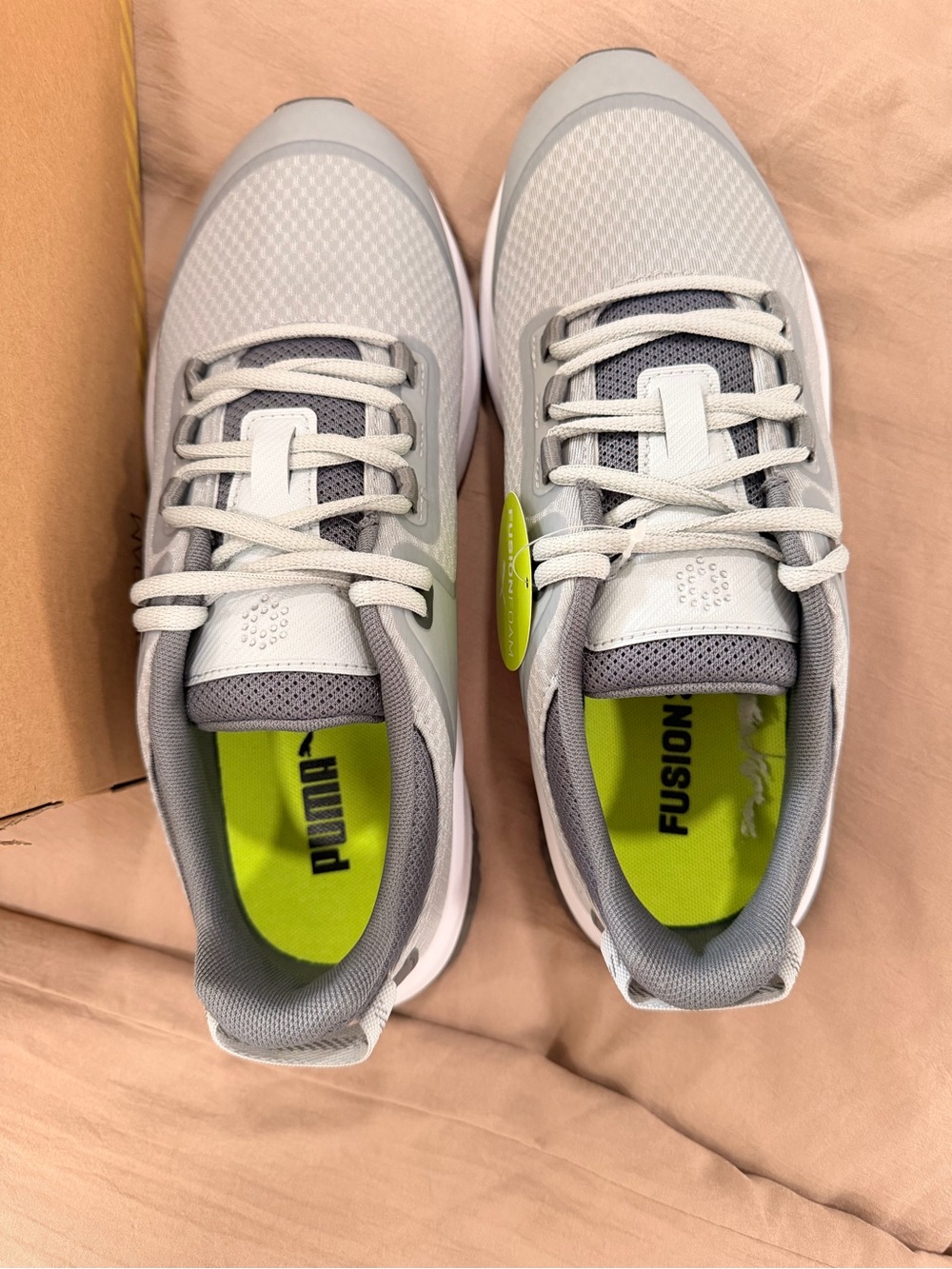 Puma Men's Gray Fusion Foam Golf Shoes - Picture 2 of 4